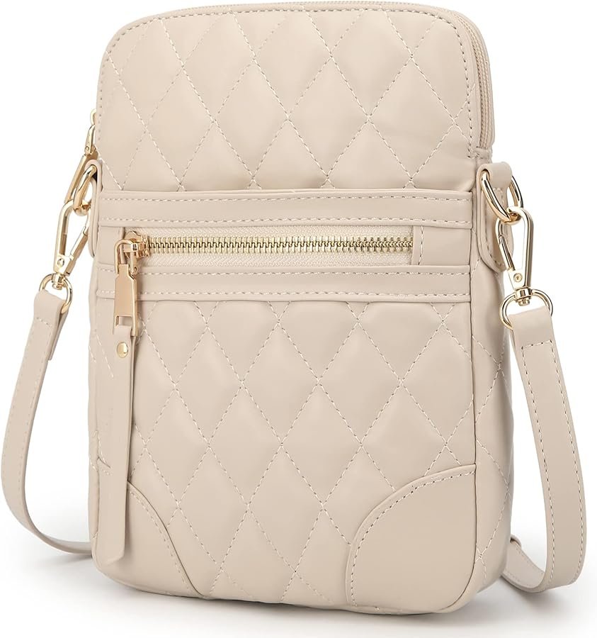 Quilted Crossbody with Front Pocket
