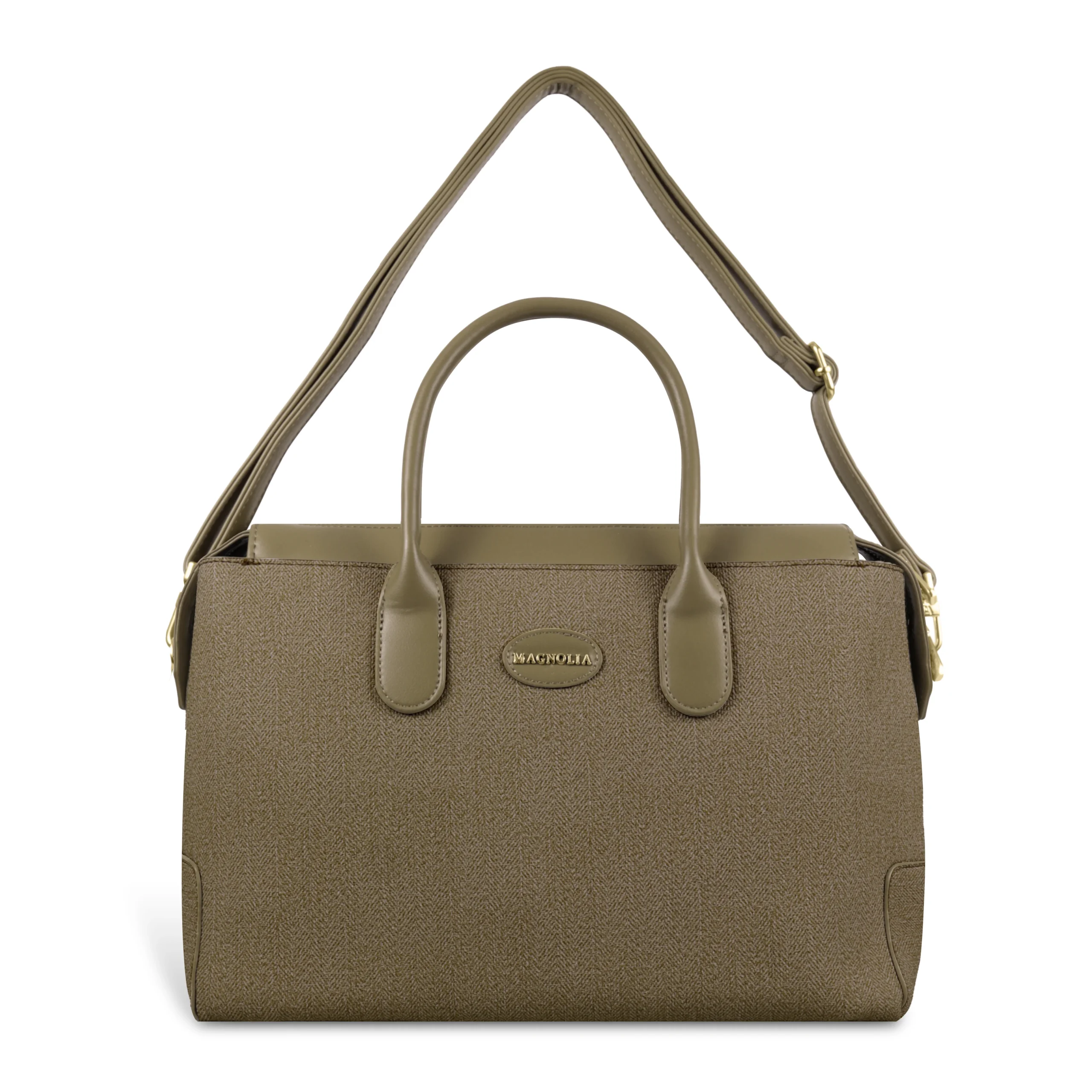 Structured Satchel with Comfort Grip