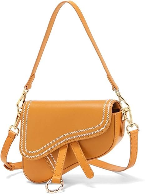 Vintage-Inspired Saddle Crossbody